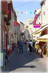 Altstadtgasse in Gruissan